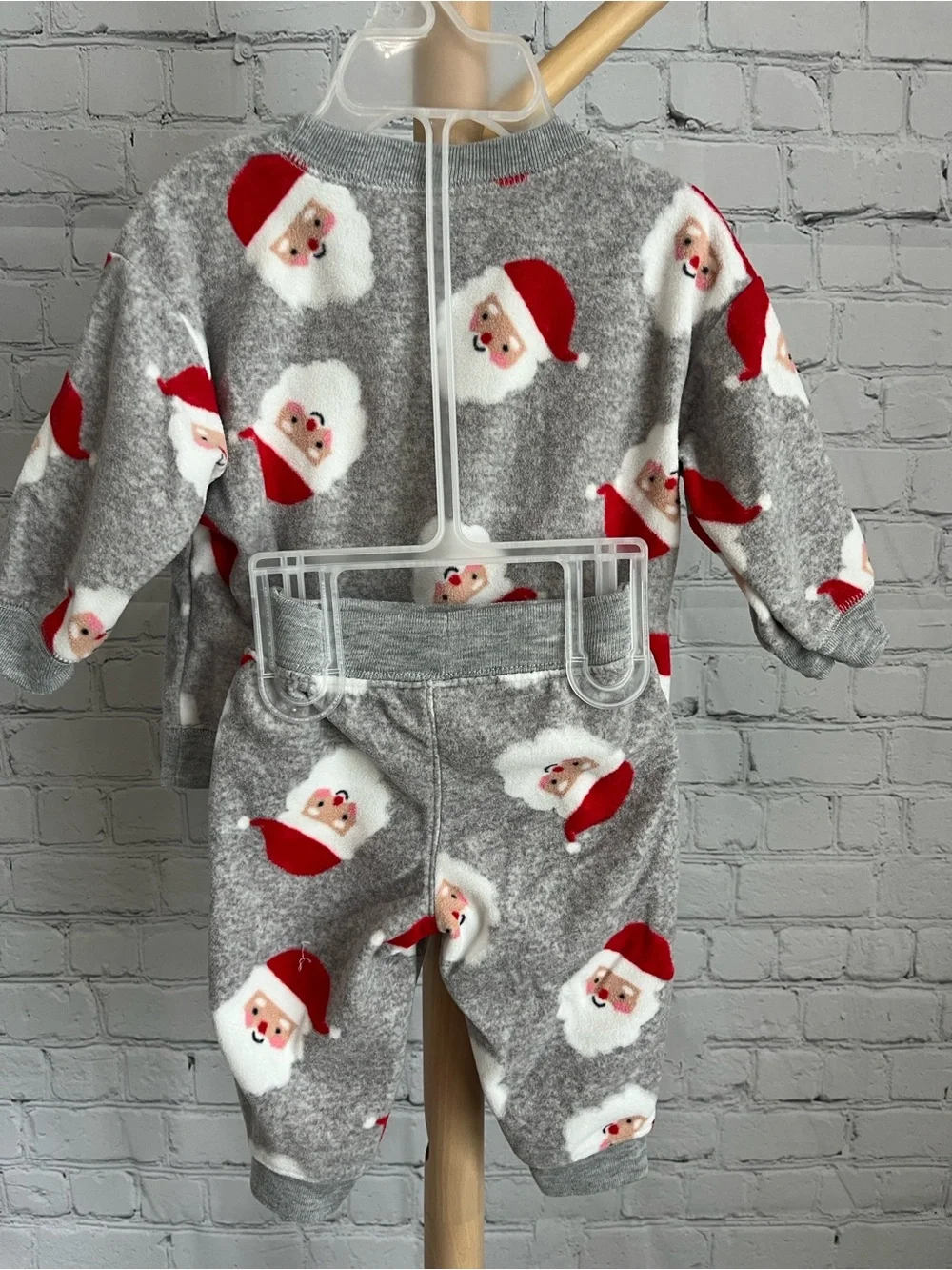 ⭐️⭐️PICK 5 / $20 Carter's Baby Grey Santa Fleece Outfit